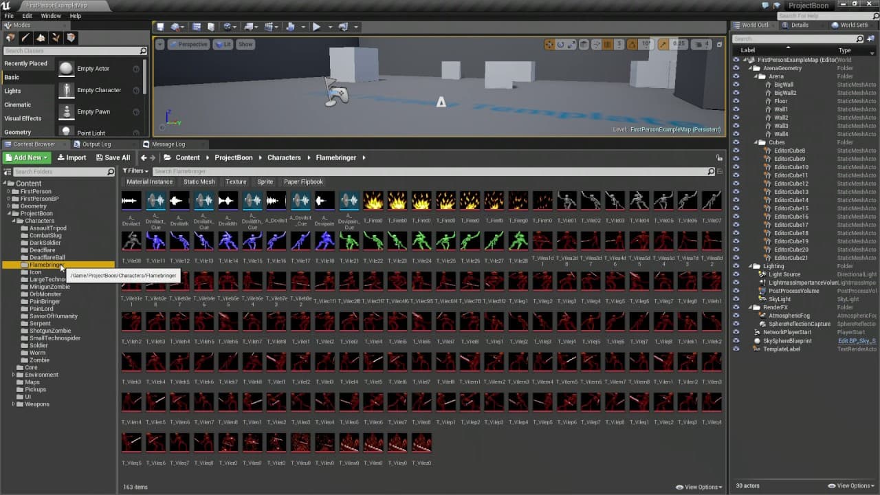 Project Boon - Devlog #2 - Organizing the character sprites and sound effects