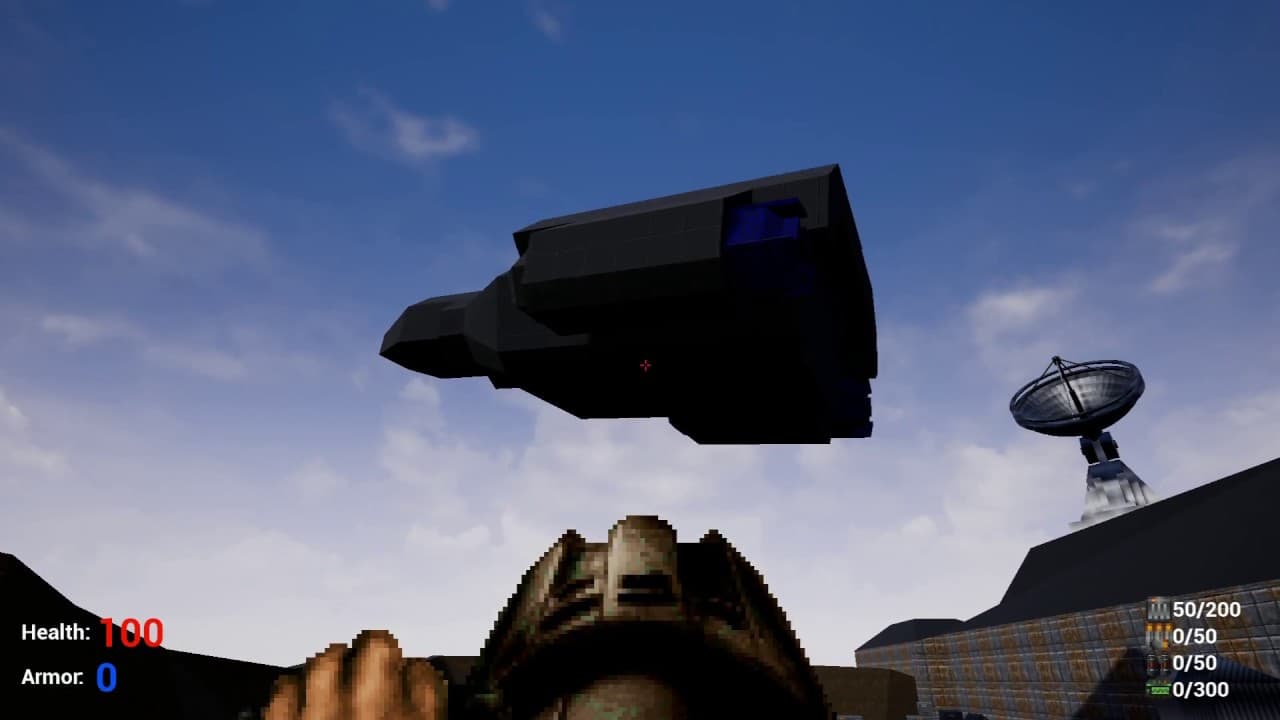 Doom E1M1 Remake with UE4 and Freedoom assets