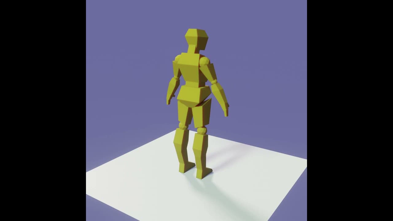 Blender 3D Progress #5 - Low Poly Female Mannequin